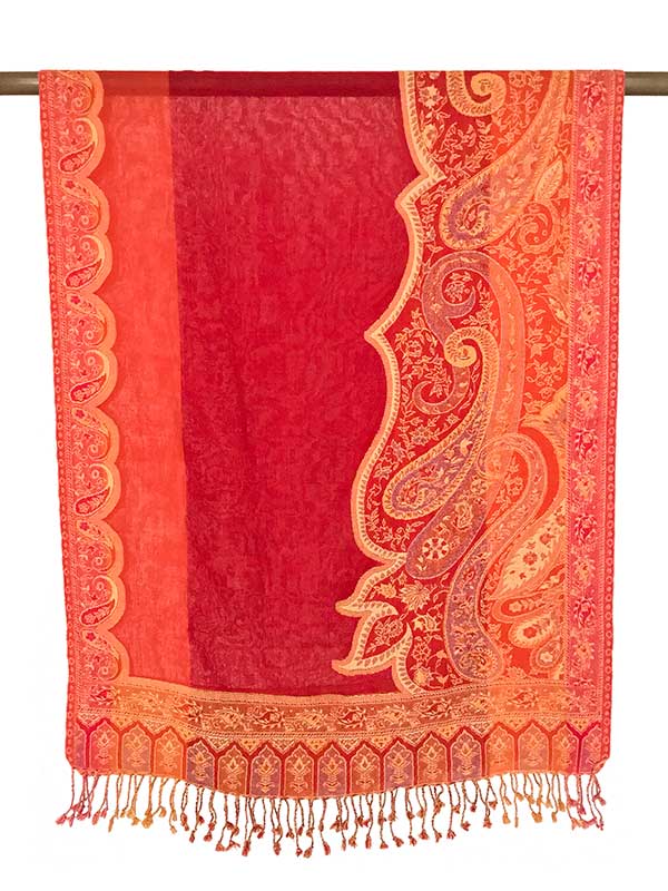 Voel me slecht Kinderachtig Trekker Kleurrijke handgeweven wollen sjaal uit India - Fair.nl
